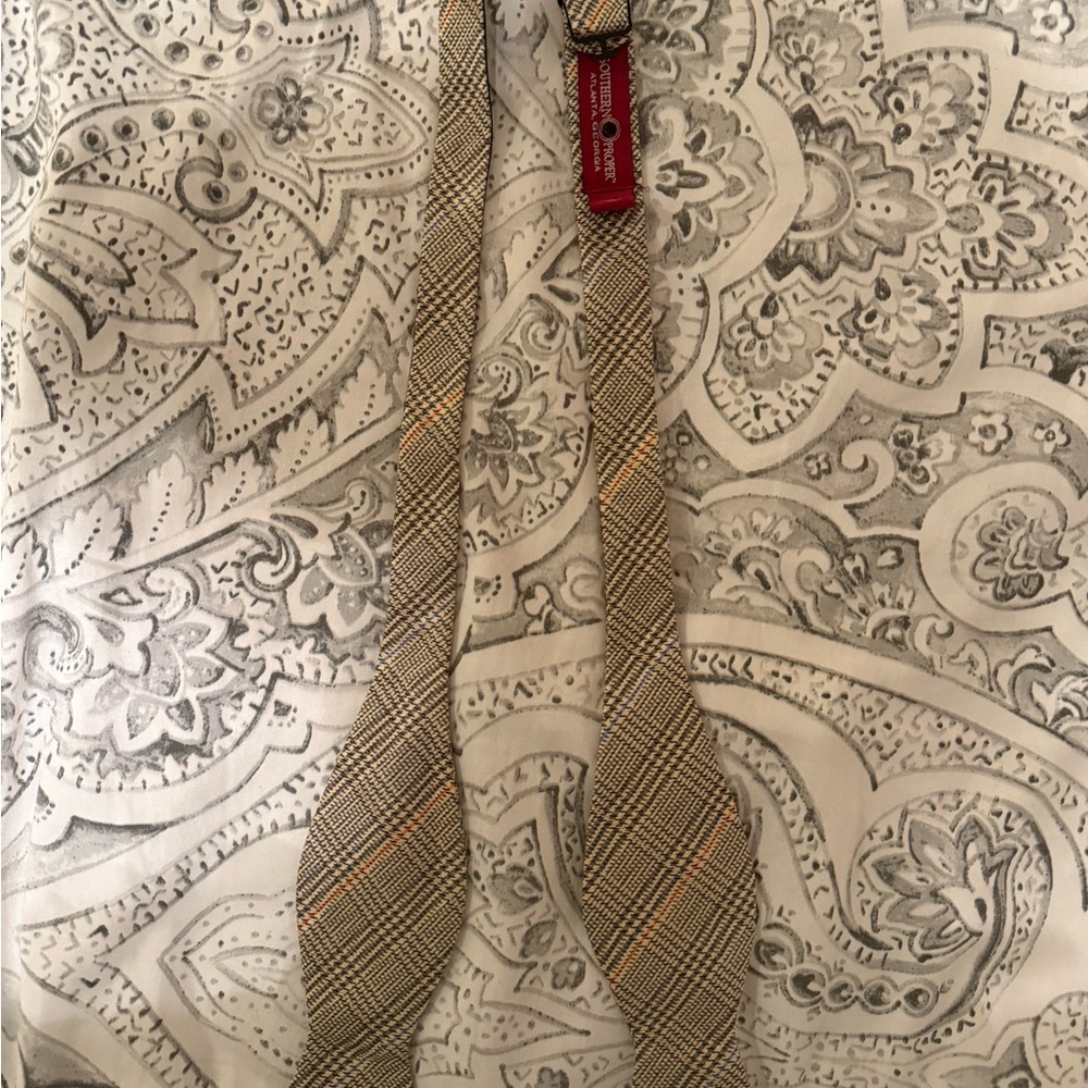 Southern Proper Plaid Silk Bow Tie